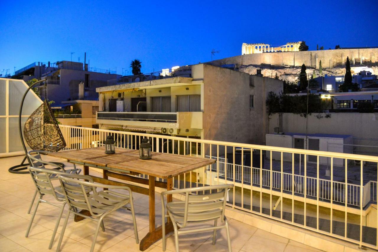 Acropolis Amazing Balcony View 3 Minutes Walking To The Museum Lejlighed Athen Eksteriør billede