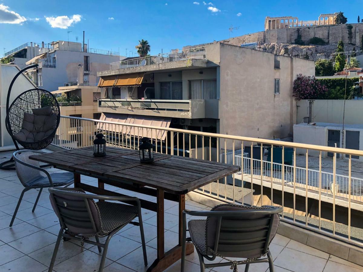 Acropolis Amazing Balcony View 3 Minutes Walking To The Museum Lejlighed Athen Eksteriør billede